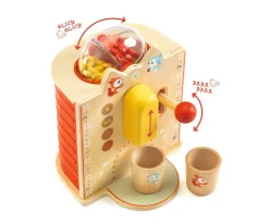 Niños Djeco Cafetera de Madera Espresso de Grano