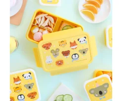 A Little Lovely Company Caja Almuerzo Bento Animal Friends^ Cajas De Almuerzo