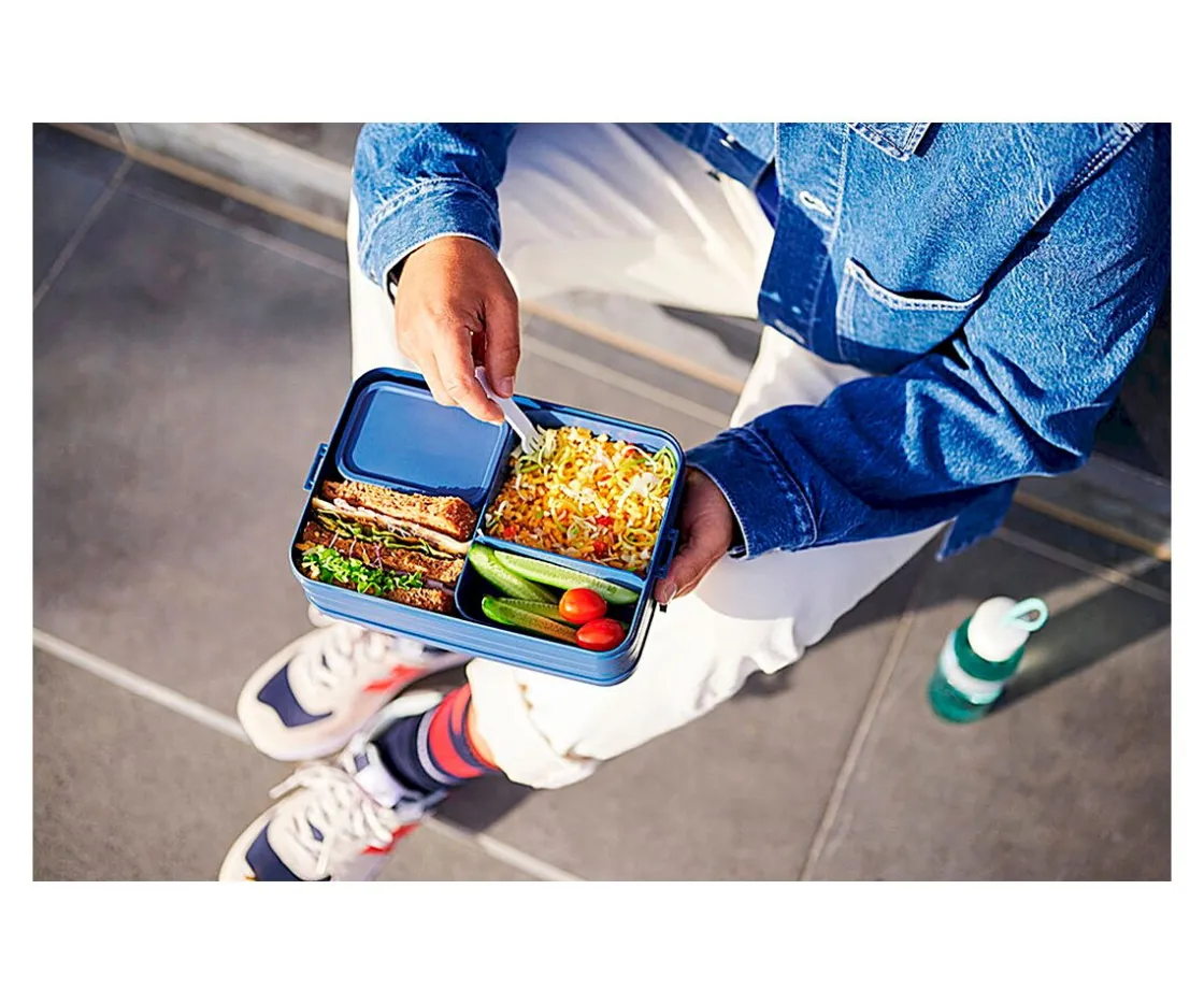 Mepal Caja Almuerzo Bento Grande Nordic Blue^ Cajas De Almuerzo