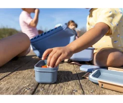 Monnëka Caja Almuerzo Bento Stripes Blue