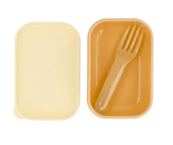 Monnëka Caja Almuerzo Bento Yellow Chess