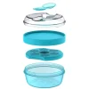 Carl Oscar Caja Almuerzo con Tapa Refrigerante N'ice Cup Turquoise