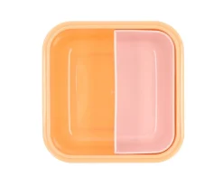Monnëka Caja Almuerzo Grande Big Stripes Pink^ Fiambreras Infantiles