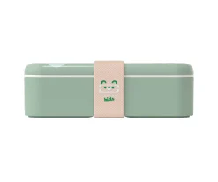 Monbento Caja Almuerzo MB Foodie Raccoon Verde