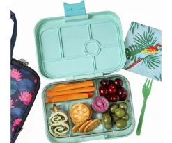 Yumbox Caja Almuerzo Serena Aqua Bandeja Paris 6 Compartimentos^ Cajas De Almuerzo