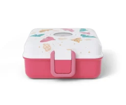 Monbento Caja Almuerzo Snacky Rosa Birds