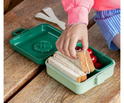 Monbento Caja Almuerzo Snacky Verde Forest