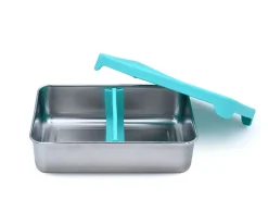 Melii Caja Bento de Acero Inoxidable Blue^ Fiambreras Infantiles