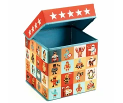 Niños Djeco Caja de Almacenamiento Con Asiento Estrellas