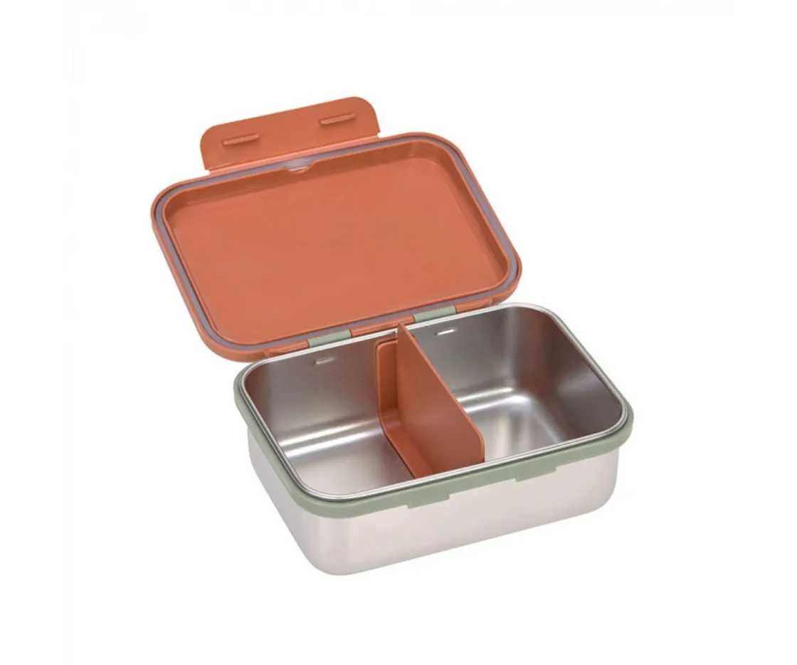 Lassig Caja de Almuerzo Acero Adventure Caramel^ Cajas De Almuerzo
