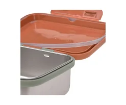 Lassig Caja de Almuerzo Acero Adventure Caramel^ Cajas De Almuerzo