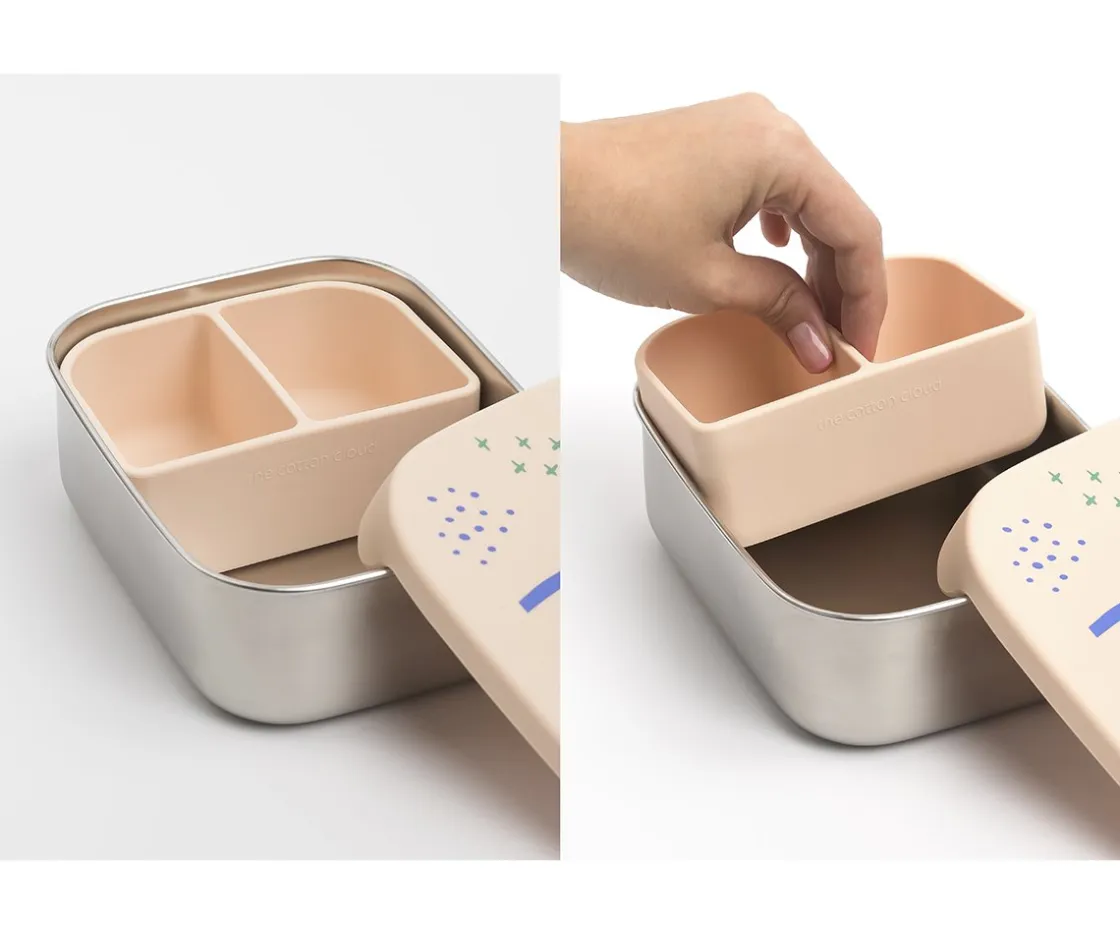 The Cotton Cloud Caja de Almuerzo Acero con Separador Extraíble Confetti^ Cajas De Almuerzo