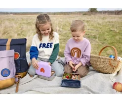 Lassig Caja de Almuerzo Acero Little Gang Smile Navy