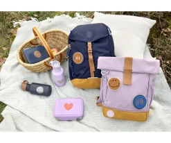 Lassig Caja de Almuerzo Acero Little Gang Heart Lilac^ Fiambreras Infantiles