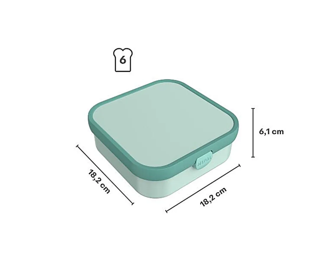 Mepal Caja de Almuerzo Bento Campus Grande Unicornio Glow^ Cajas De Almuerzo