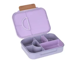 Lassig Caja de Almuerzo Compartimentos Bento Heart Lilac^ Cajas De Almuerzo