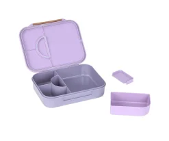 Lassig Caja de Almuerzo Compartimentos Bento Heart Lilac^ Cajas De Almuerzo