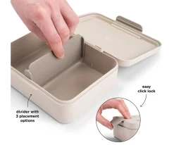 Done by Deer Caja de Almuerzo con Divisor Celebration Sand