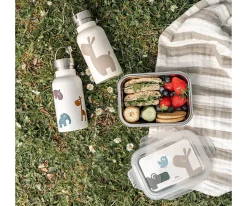 Done by Deer Caja de Almuerzo de Acero Lalee/Croco Sand^ Cajas De Almuerzo