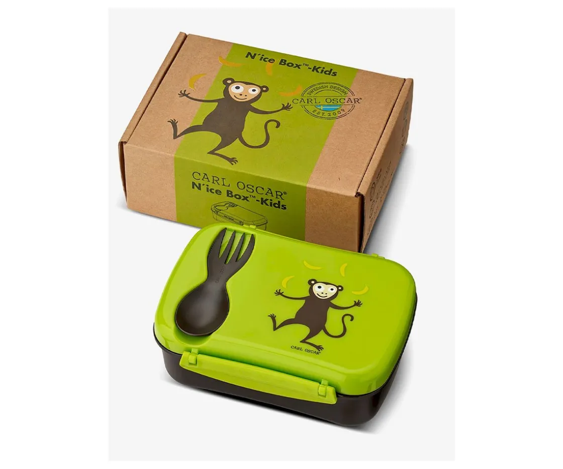 Carl Oscar Caja de Almuerzo N'ice Box Kids Mono Lime