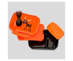 Carl Oscar Caja de Almuerzo N'ice Box Kids Araña Grey