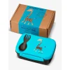 Carl Oscar Caja de Almuerzo N'ice Box Kids Jirafa Turquoise