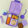 Omie Caja de Almuerzo Snack Violeta^ Fiambreras Infantiles