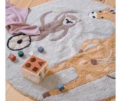 Sebra Caja de Formas de Madera Busy Builders & Teeny Toes^Niños Juguetes Para Niños De 18 Meses