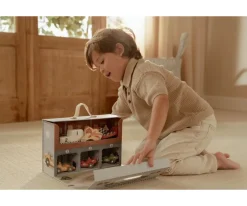 Niños Little Dutch Caja de Juego con Pista de Carreras FSC