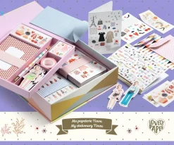 Niños Djeco Caja de Papelería Tinou