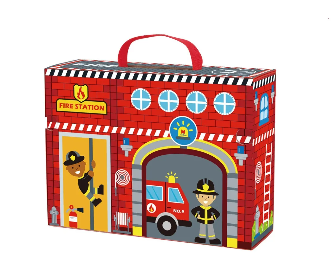 Niños Así Toys Caja Estación de Bomberos