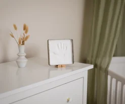 Petit Artichaut Caja Huella de Bebé Cuadrada Jolis Coeurs