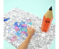 Omy Caja para Lápices Naranja^ Material Escolar