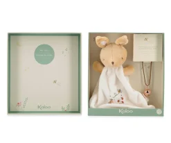 Niños kaloo Caja Regalo Doudou, Llamador de Ángeles y Conejo