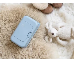 Funkybox Caja Toallitas Azul Caballito de Mar^Niños Porta Toallitas