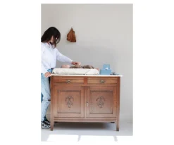 Funkybox Caja Toallitas Azul Caballito de Mar^Niños Porta Toallitas