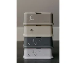 Funkybox Caja Toallitas Blanca Estrellitas^Niños Porta Toallitas