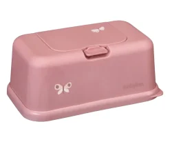 Funkybox Caja Toallitas Rosa Mariposa^Niños Porta Toallitas