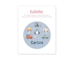 Mepal Cajita para Fruta Personalizada Campus Cool Blue City Cars