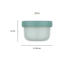 Mepal Cajita para Fruta Unicorn Glow^ Fiambreras Infantiles