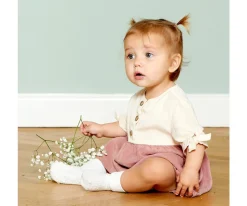 GoBabyGo Calcetines Suela Antideslizante Bambú Off White