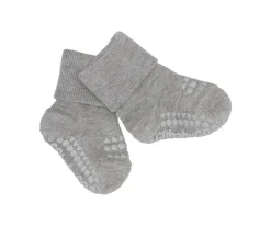 GoBabyGo Calcetines Suela Antideslizante Bambú Grey Melagne^ Gateo
