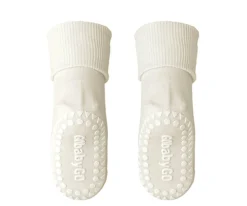 GoBabyGo Calcetines Suela Antideslizante Bambú Blanco Roto