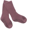 GoBabyGo Calcetines Suela Antideslizante Terry Algodón Orgánico Misty Plum