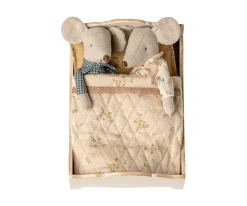 Maileg Cama Ratón Off White^Niños Casa De Muñecas De Madera