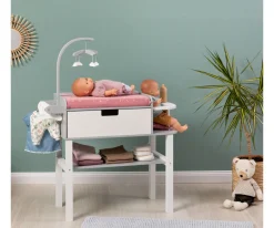 Musterkind Cambiador de Muñecas Viola Gris/Blanco^Niños Accesorios Para Muñecas