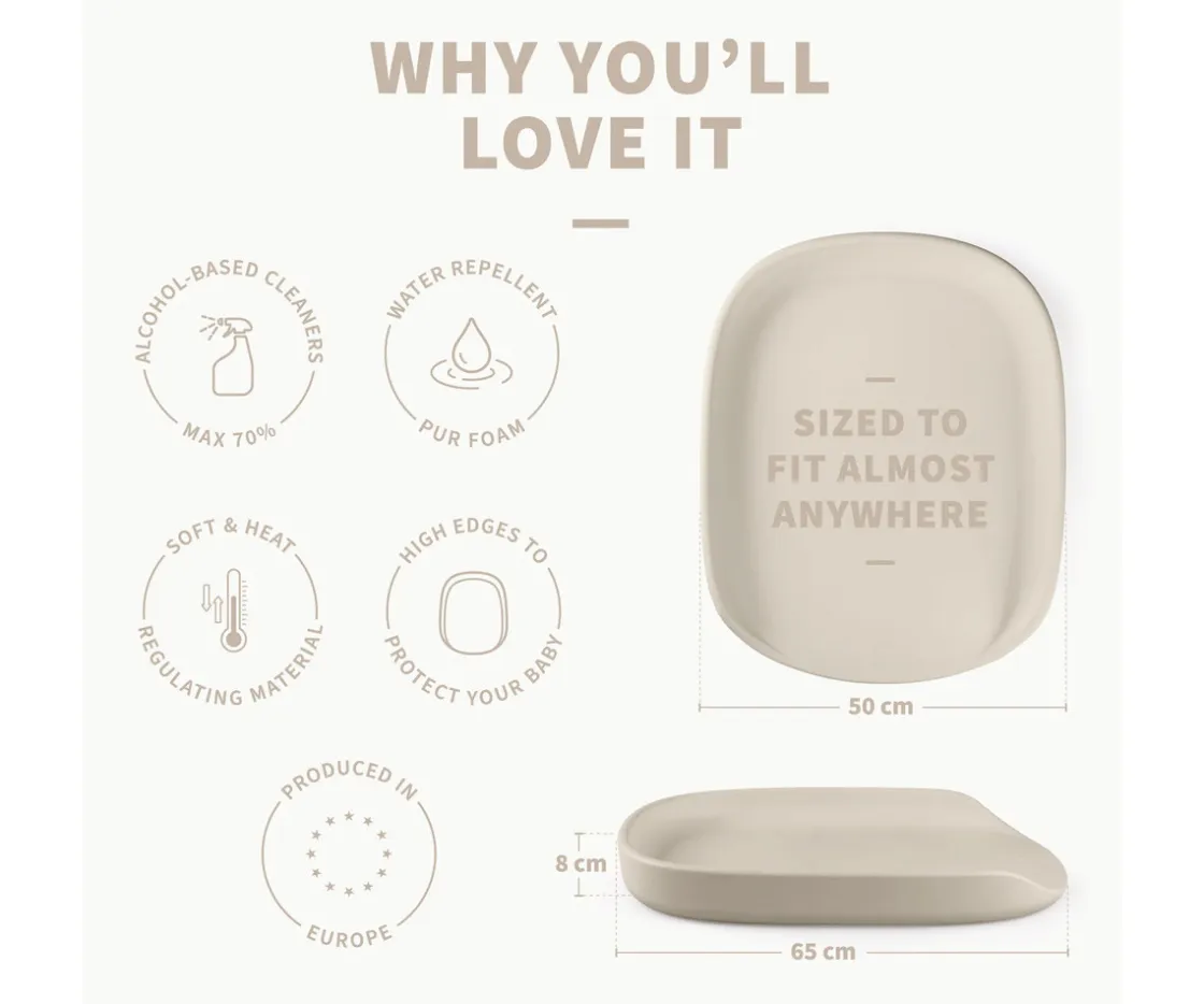 Sebra Cambiador Seabreeze Beige^Niños Cambiadores Para Bebés