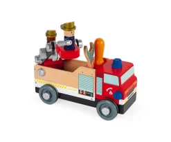 Niños Janod Camión de Bomberos Brico Kids