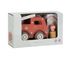 Niños Little Dutch Camión de Bomberos de Madera FSC