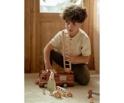 Niños Little Dutch Camión de Bomberos de Madera FSC